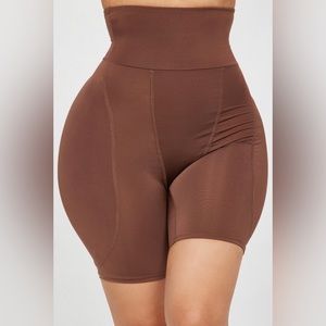 Looking Curvy Padded Hips Shapewear Short - Mocha